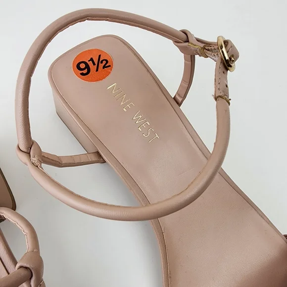 Elegant Tan Women's Sandals - Picture 8 of 11